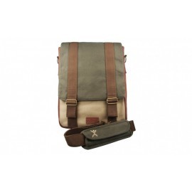 Portafolio Messenger Canvas Gris Laptop 14...