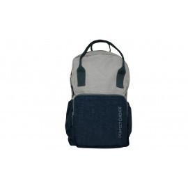 MOCHILA LOK 15 (GRIS - AZUL)