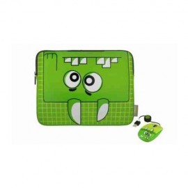 Kit De Funda 14 Y Mouse Color Verde...